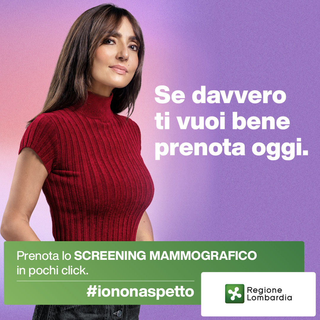  PRENOTA LO SCREENING MAMMOGRAFICO 